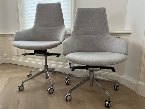 Image 1 of 6X Arper Aston Office chair, Meeting chair