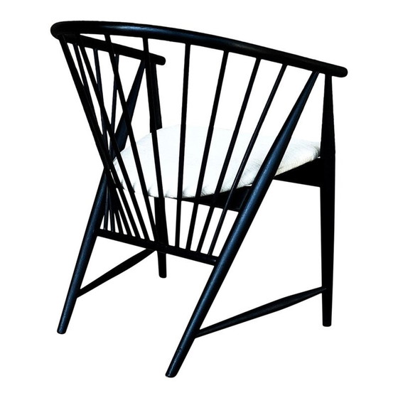 Image 1 of Pair of Vintage Lounge Chairs  Beech and Velvet Sunfeather by Sonna Rosén for Nässjö Stolfabrik, 1954