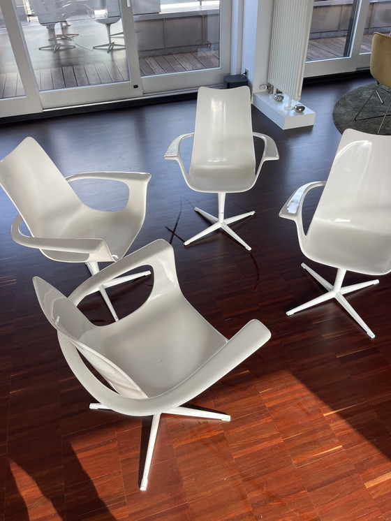 Image 1 of 4x Colani Lusch chaises pivotantes