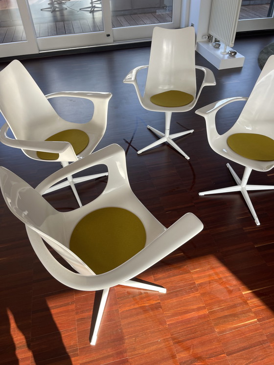 Image 1 of 4x Colani Lusch chaises pivotantes