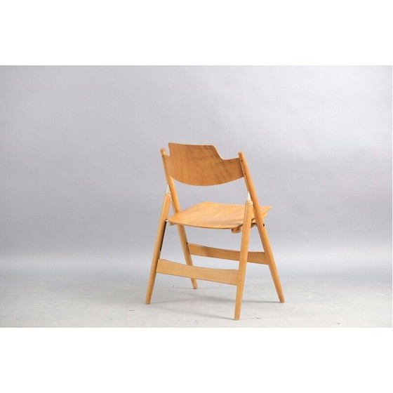 Image 1 of Vintage SE18 folding chair in beech by Egon Eiermann for Wilde and Spieth, Germany 1960