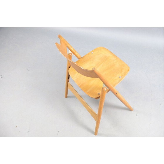Image 1 of Vintage SE18 folding chair in beech by Egon Eiermann for Wilde and Spieth, Germany 1960