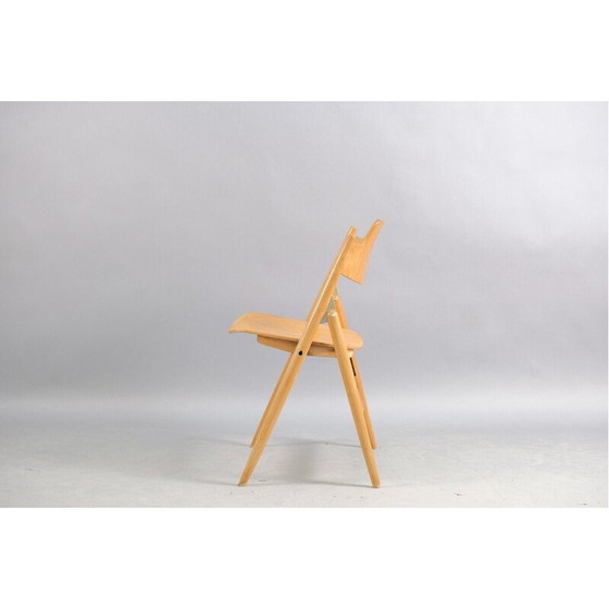 Image 1 of Vintage SE18 folding chair in beech by Egon Eiermann for Wilde and Spieth, Germany 1960