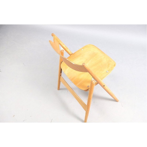 Image 1 of Vintage SE18 folding chair in beech by Egon Eiermann for Wilde and Spieth, Germany 1960