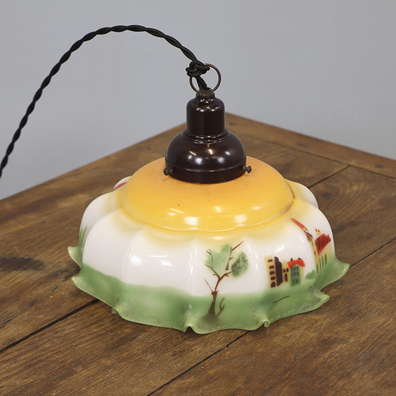 Image 1 of Lampada a sospensione Art Déco vintage