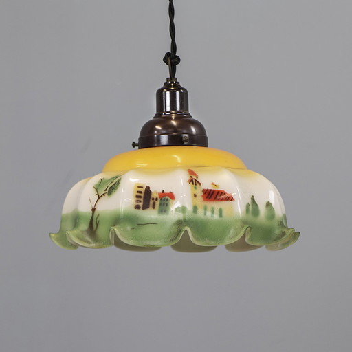 Lampe pendante Vintage Art Deco