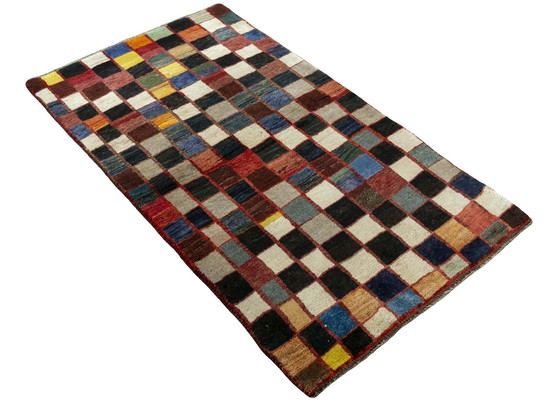 Image 1 of Hand-knotted Gabbeh Nomadic Rug - 180 X 103 Cm