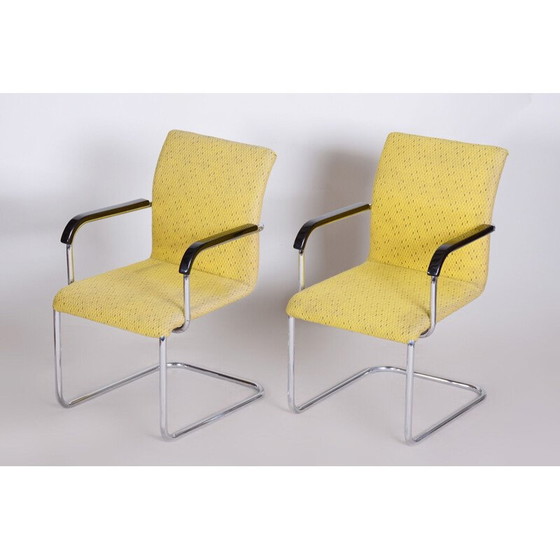 Image 1 of Coppia di poltrone Bauhaus gialle vintage, anni '30