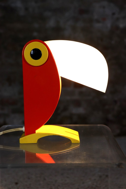 Ferrari Toucan Lamp Yellow Old Timer