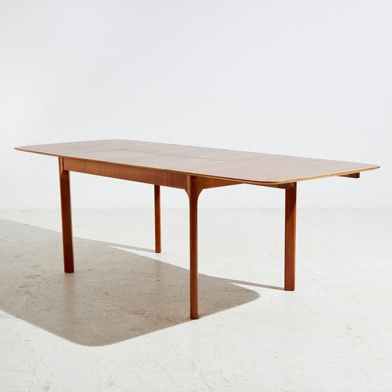 Image 1 of Vintage walnut wood dining table for Lübke, Germany 1960