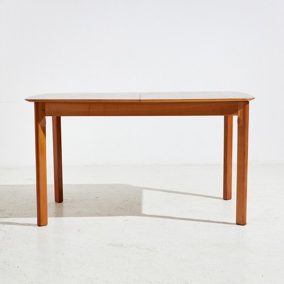 Image 1 of Vintage walnut wood dining table for Lübke, Germany 1960