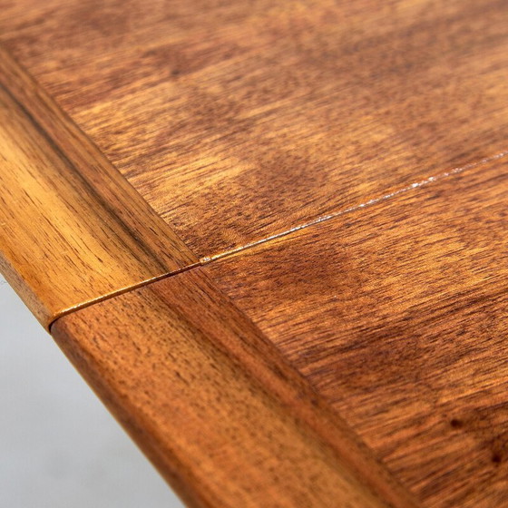 Image 1 of Vintage walnut wood dining table for Lübke, Germany 1960