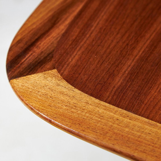 Image 1 of Vintage walnut wood dining table for Lübke, Germany 1960