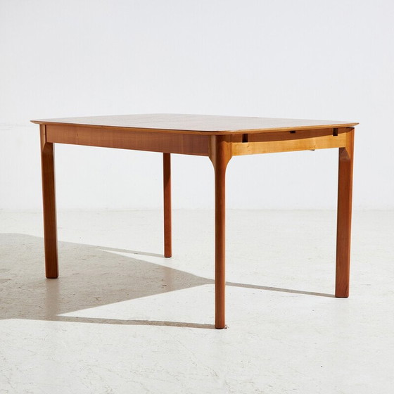 Image 1 of Vintage walnut wood dining table for Lübke, Germany 1960