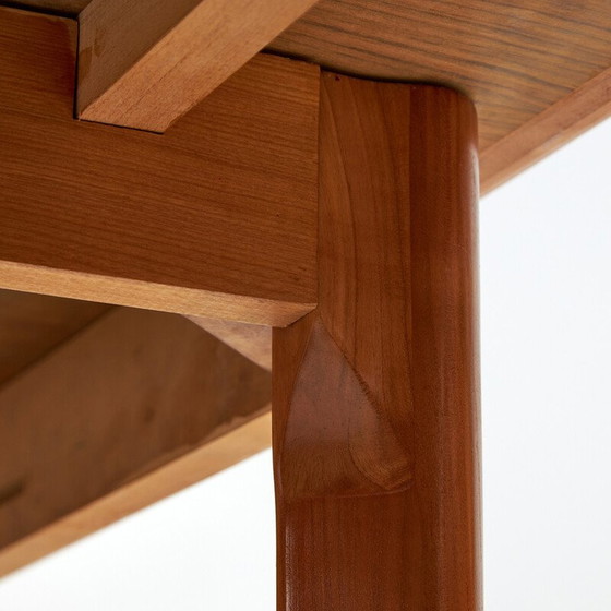 Image 1 of Vintage walnut wood dining table for Lübke, Germany 1960