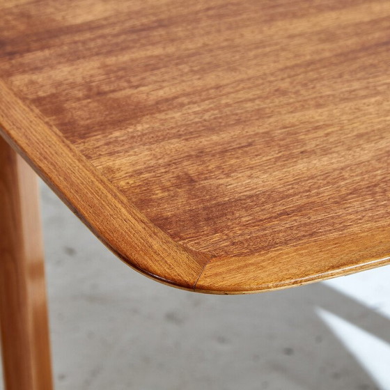 Image 1 of Vintage walnut wood dining table for Lübke, Germany 1960
