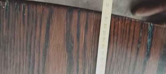 Image 1 of Autentico tavolo ovale antico da fattoria con gambe a ribalta e 4 poltrone Windsor