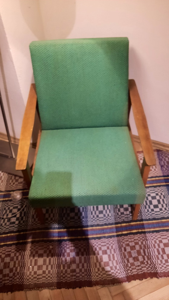 Image 1 of Ton Retro Armchchair In Danish Chair Style