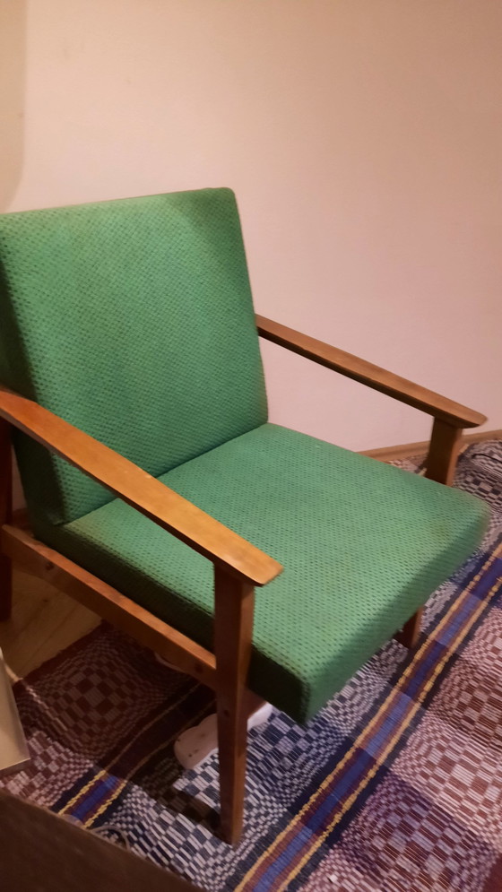 Image 1 of Ton Retro Armchchair In Danish Chair Style