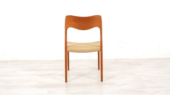 Image 1 of Set Of 8 Vintage Dining Chairs | Niels Otto Møller | Model 71