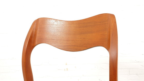 Image 1 of Set Of 8 Vintage Dining Chairs | Niels Otto Møller | Model 71