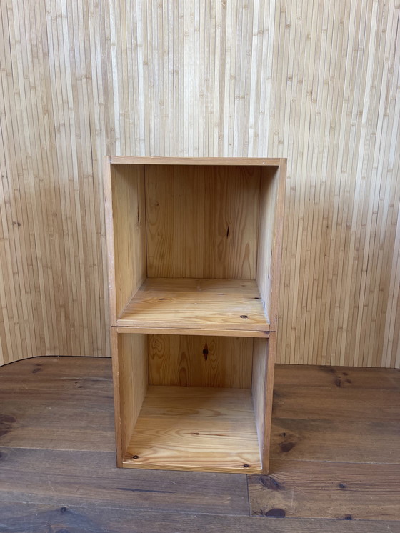 Image 1 of 2x vintage cubes / bedside tables