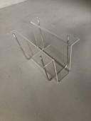 Vintage plexiglass magazine rack