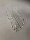 Vintage plexiglass magazine rack