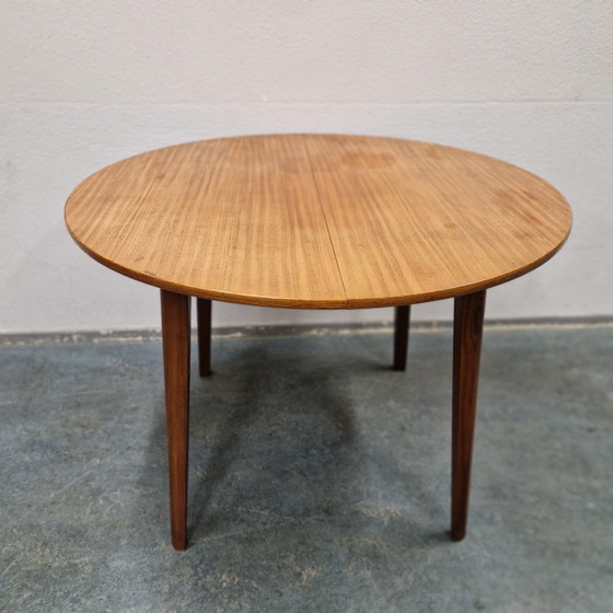 Image 1 of Vintage Folding Round Dining Table