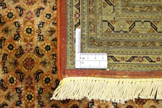 Image 1 of Alfombra persa original anudada a mano Tabriz Mahi fina con seda 345 x 241 cm en excelente estado