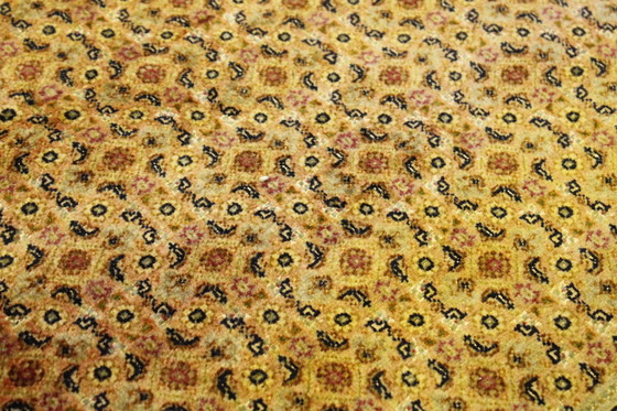 Image 1 of Alfombra persa original anudada a mano Tabriz Mahi fina con seda 345 x 241 cm en excelente estado
