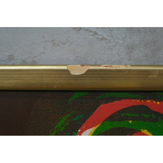 Image 1 of Vintage abstract lithograph by Bengt Lindström, Sweden 1970