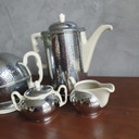 Art Deco Coffee Service From Thermisol, 1930S, Set Of 4