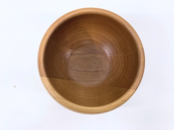 Image 1 of Walnut offering bowl by Carl Auböck 60s 70s design