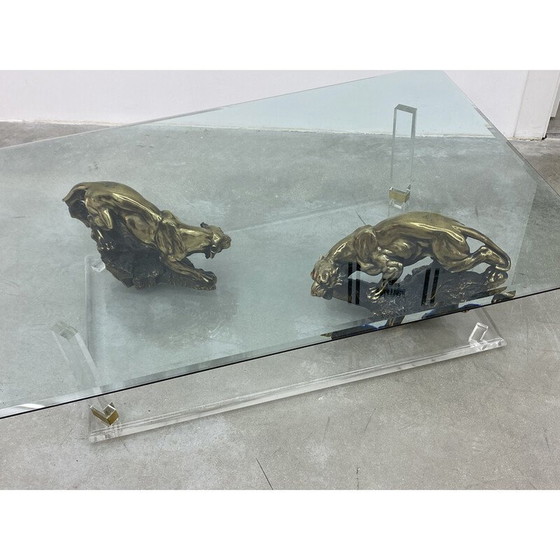 Image 1 of Vintage coffee table by Claude Dalle for Romeo Paris