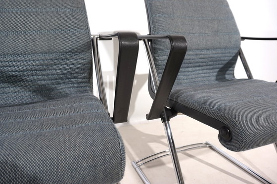 Image 1 of Set of 2 Drabert Z conference/dining room chairs by Prof. Hans Ullrich Bitsch