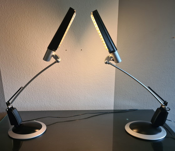 Image 1 of 2x Lampes de bureau design vintage