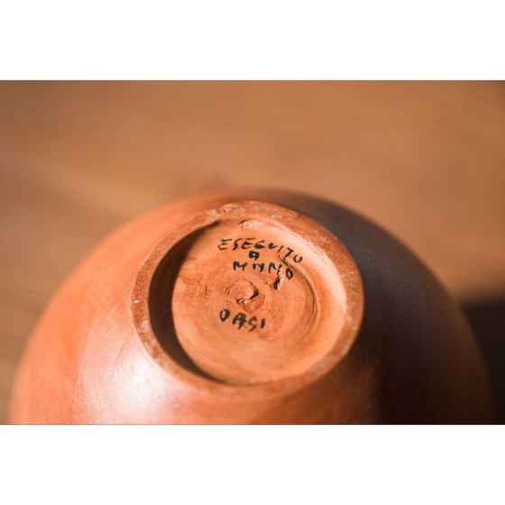 Image 1 of Pair of vintage terracotta vases, 1980-1990