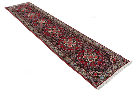 Image 1 of Original hand-knotted Persian rug Senneh Kurdistan 336 X 72 Cm Top condition