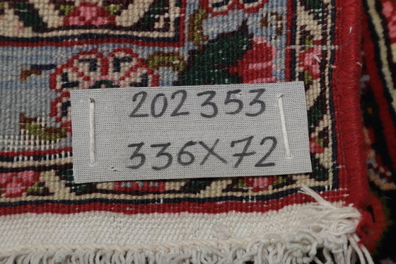 Image 1 of Original hand-knotted Persian rug Senneh Kurdistan 336 X 72 Cm Top condition