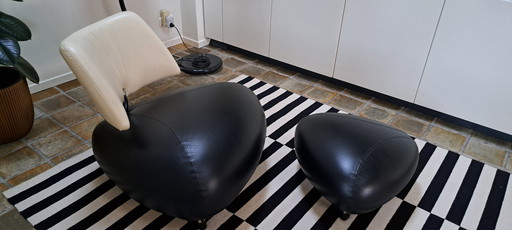 Leolux Pallone avec pouf