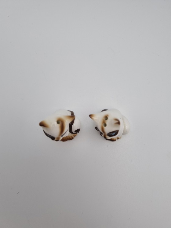 Image 1 of 2x Siamese cat salt and pepper