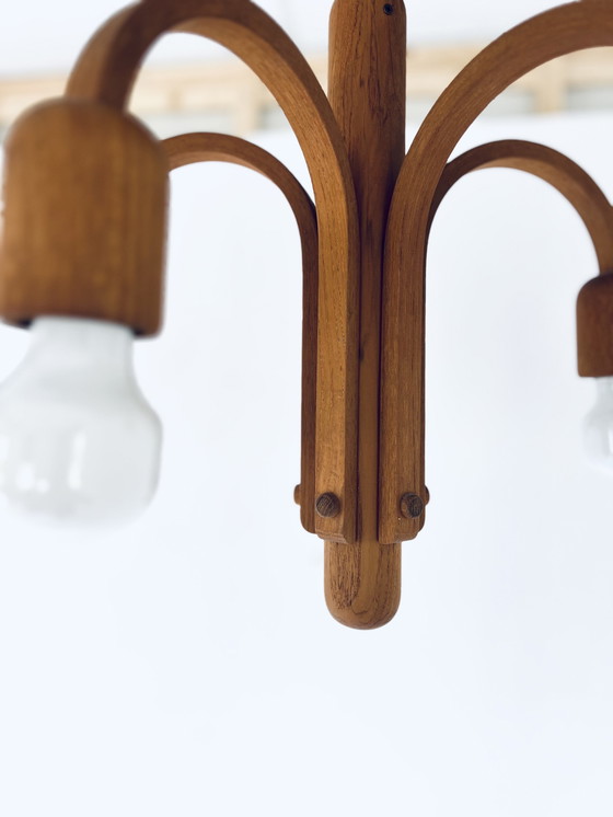 Image 1 of Teak Pendant Lamp, Domus