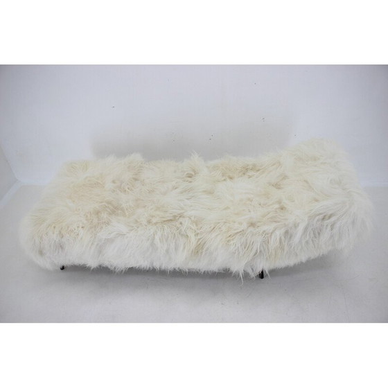 Image 1 of Vintage sheepskin daybed, 1960