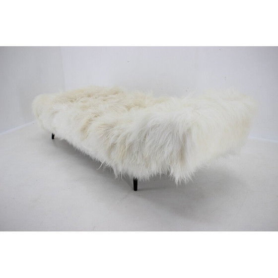 Image 1 of Vintage sheepskin daybed, 1960