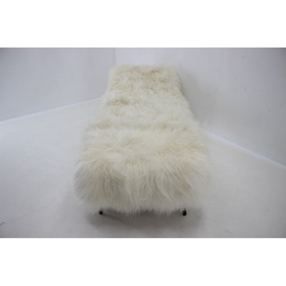 Image 1 of Vintage sheepskin daybed, 1960