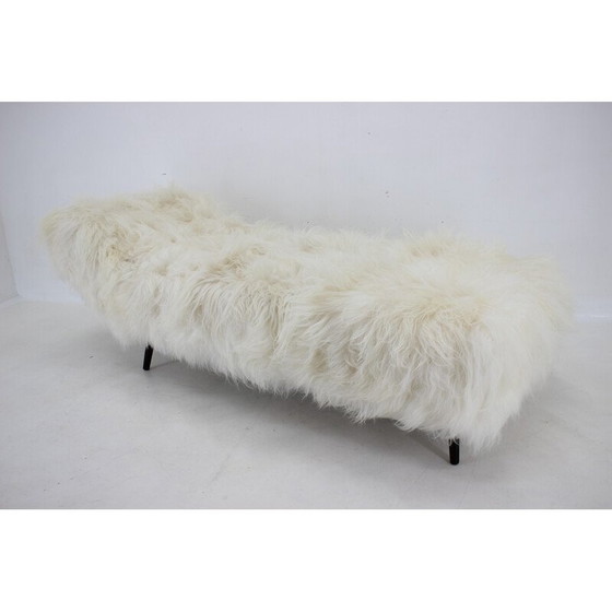 Image 1 of Vintage sheepskin daybed, 1960