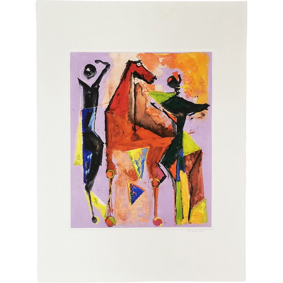 Image 1 of Dipinto d'epoca "Marino di Shakespeare" numero III per Zwr, Londra 1978