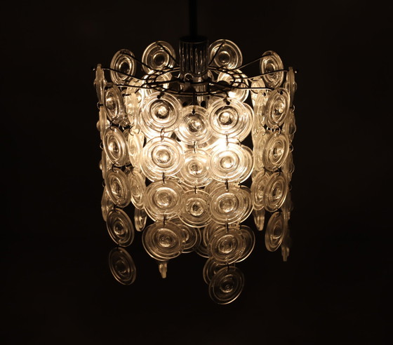 Image 1 of Mid - Century ceiling lamp/Murano glass Wohl Gaerano Sciolari, Italy, 1960s