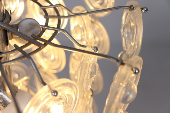 Image 1 of Mid - Century ceiling lamp/Murano glass Wohl Gaerano Sciolari, Italy, 1960s